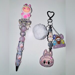 ❗️SOLD❗️ Bubu Bag Charm & Pen Set